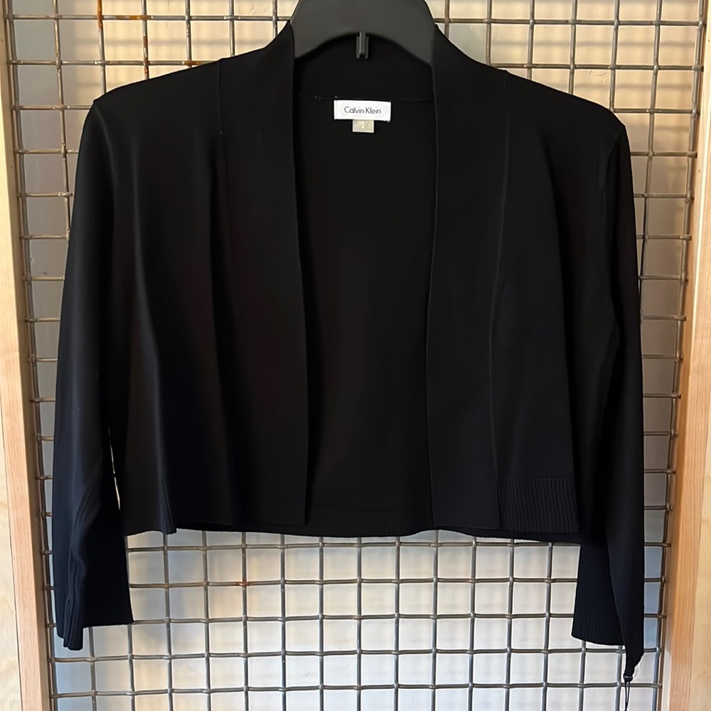 NWT Calvin Klein Open Short Cardigan, Size XL